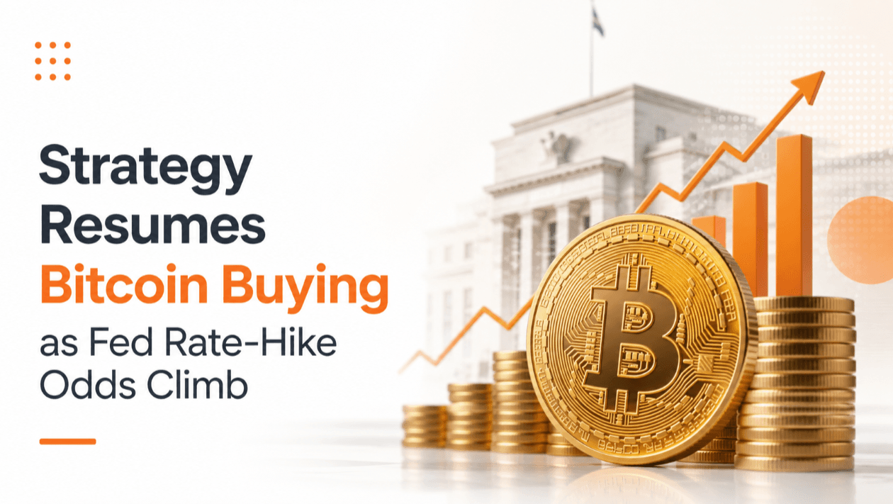 Strategy Resumes Bitcoin Buying as Fed Rate-Hike Odds Climb