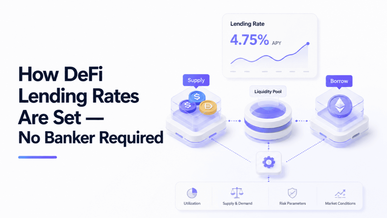 How DeFi Lending Rates Are Set — No Banker Required