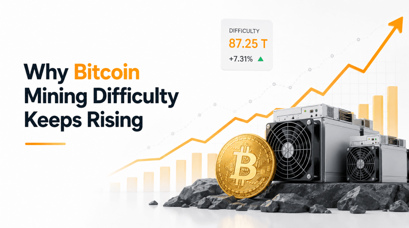 Why Bitcoin Mining Difficulty Keeps Rising