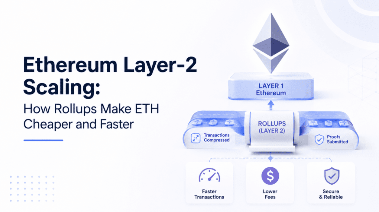 Ethereum Layer-2 Scaling: How Rollups Make ETH Cheaper and Faster