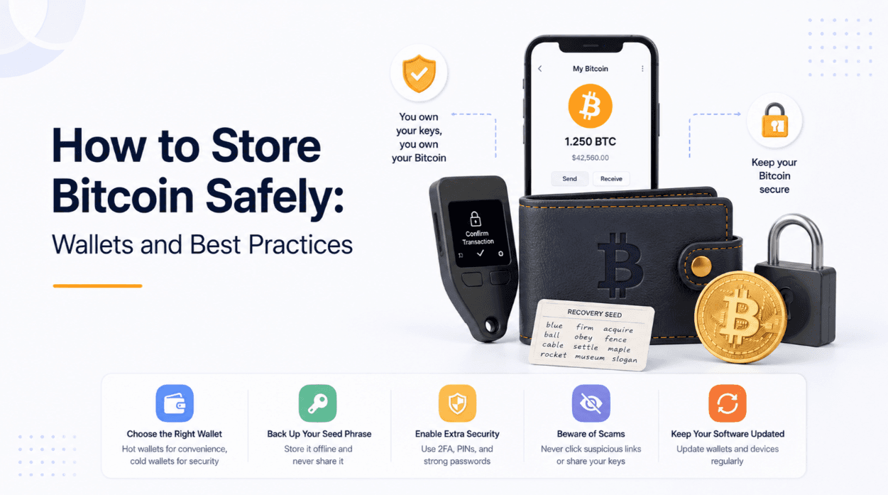 How to Store Bitcoin Safely: Wallets and Best Practices