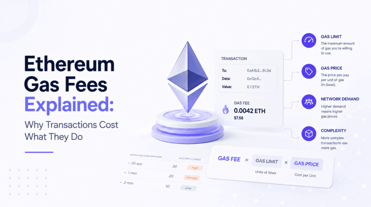 Ethereum Gas Fees Explained: Why Transactions Cost What They Do