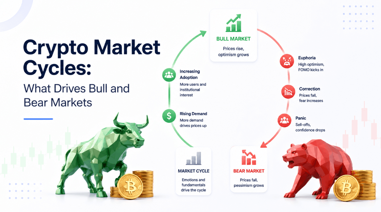 Crypto Market Cycles: What Drives Bull and Bear Markets