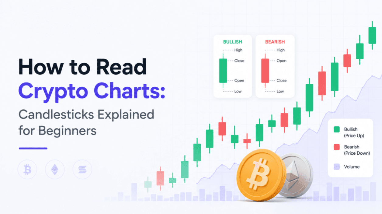 How to Read Crypto Charts: Candlesticks Explained for Beginners