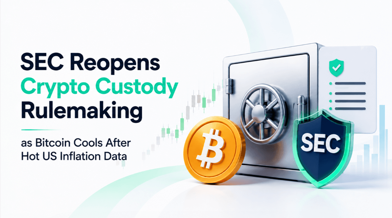 SEC Reopens Crypto Custody Rulemaking as Bitcoin Cools After Hot US Inflation Data